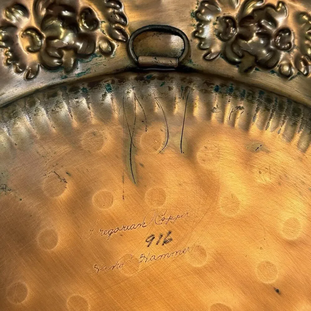 Vintage solid copper